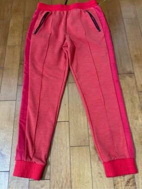 Aztech Mountain Women’s Small Red Hut Fleece Pants Joggers Comfortable Casual